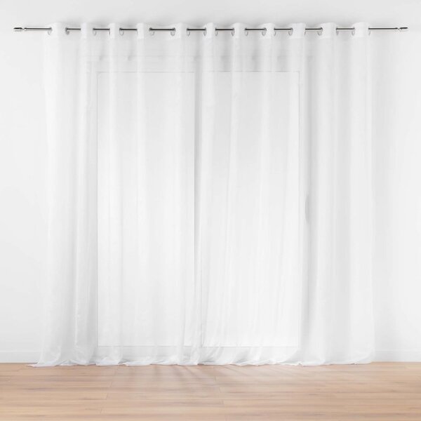 Biela voálová záclona 400x240 cm Lissea – douceur d'intérieur