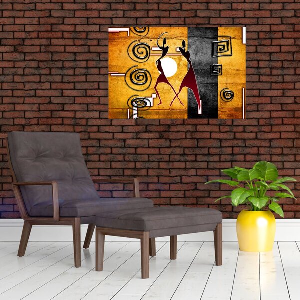 Obraz - Staroveká maľba (90x60 cm)