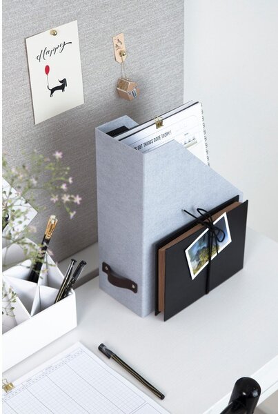 Kartónový organizér pre dokumenty Estelle Canvas Paper Laminate – Bigso