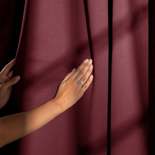 Vínovočervený dimout záves 140x245 cm Kierra – Restilo