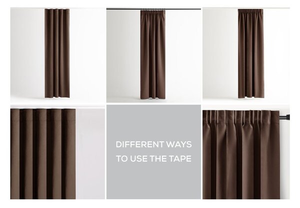 Hnedý dimout záves 140x245 cm Kierra – Restilo
