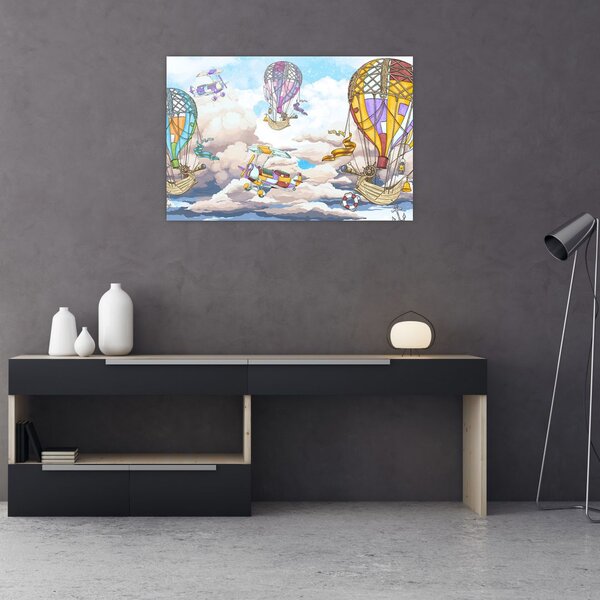 Obraz - Výprava v oblakoch (90x60 cm)