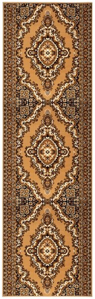 Alfa Carpets , Behúň na mieru TEHERAN T-102 beige, šíre 100 cm, béžová, chodba / predsieň