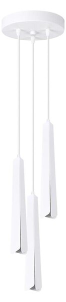 Sollux SL.1398 - Luster na lanku PRYSM 3xG9/8W/230V biela