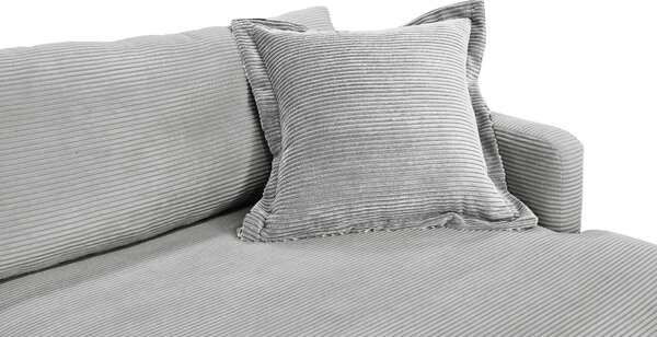 ROHOVÁ SEDAČKA, textil, sivá P & B - Sedačky, Online Only