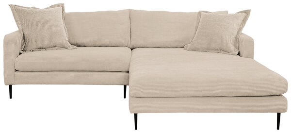 ROHOVÁ SEDAČKA, textil, krémová P & B - Sedačky, Online Only