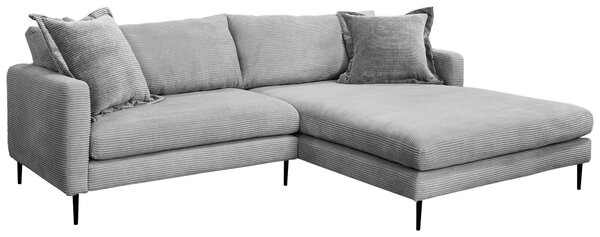 ROHOVÁ SEDAČKA, textil, sivá P & B - Sedačky, Online Only