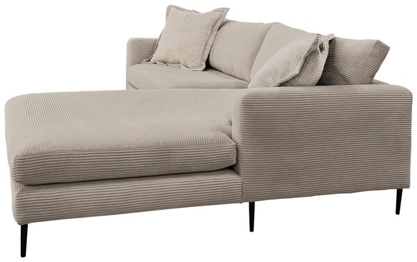 ROHOVÁ SEDAČKA, textil, svetlohnedá P & B - Sedačky, Online Only