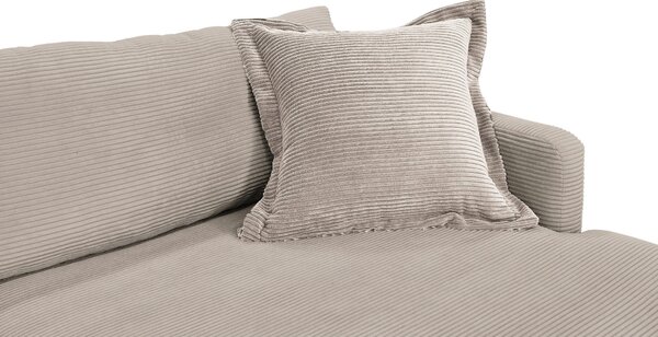 ROHOVÁ SEDAČKA, textil, svetlohnedá P & B - Sedačky, Online Only