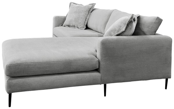 ROHOVÁ SEDAČKA, textil, sivá P & B - Sedačky, Online Only
