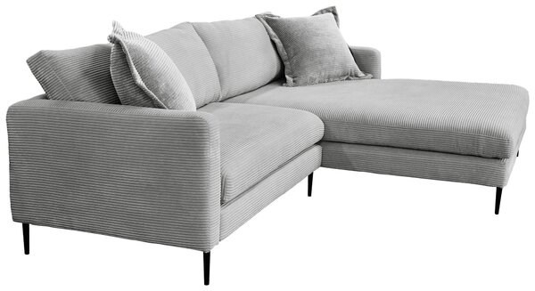 ROHOVÁ SEDAČKA, textil, sivá P & B - Sedačky, Online Only