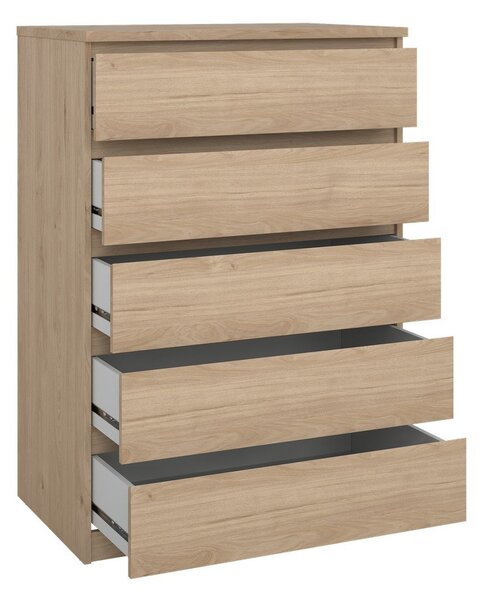 Komoda v dekore duba v prírodnej farbe 77x111x50 cm Naia – Tvilum