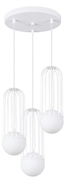Sollux SL.1335 - Luster na lanku BRINA 3xG9/8W/230V biela