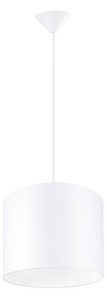 Sollux SL.1403 - Luster na lanku NOVA 1xE27/15W/230V pr. 30 cm biela