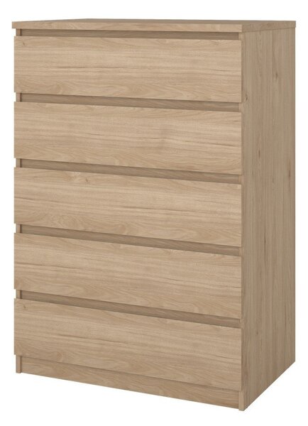 Komoda v dekore duba v prírodnej farbe 77x111x50 cm Naia – Tvilum
