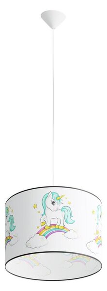 Sollux SL.1413 - Detský luster na lanku UNICORN 1xE27/15W/230V pr. 40 cm