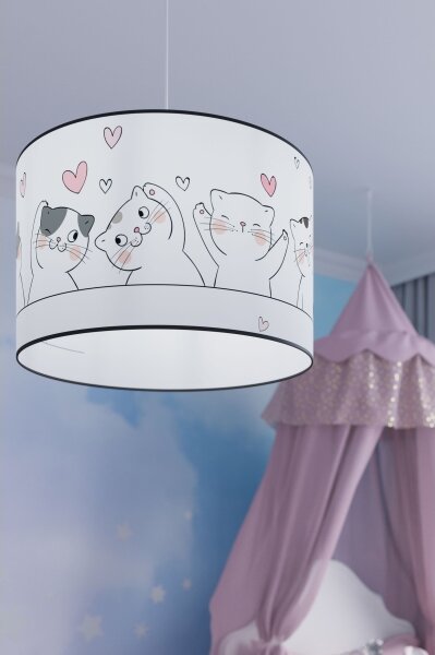 Sollux SL.1418 - Detský luster na lanku CAT 1xE27/15W/230V pr. 30 cm
