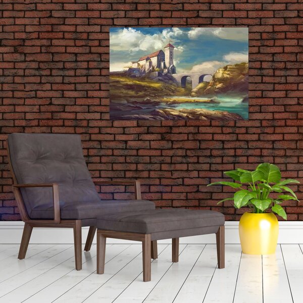 Obraz - Stredoveký hrad (90x60 cm)
