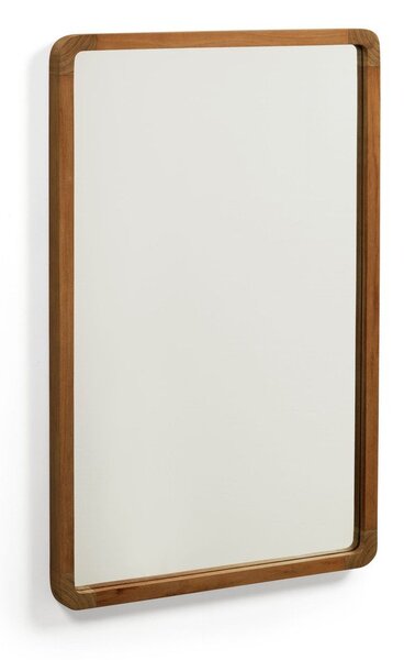 Nástenné zrkadlo s dreveným rámom 45x70 cm Shamel – Kave Home