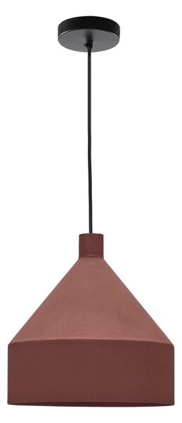 Závesné svietidlo v terakotovej farbe s kovovým tienidlom ø 30 cm Peralta – Kave Home