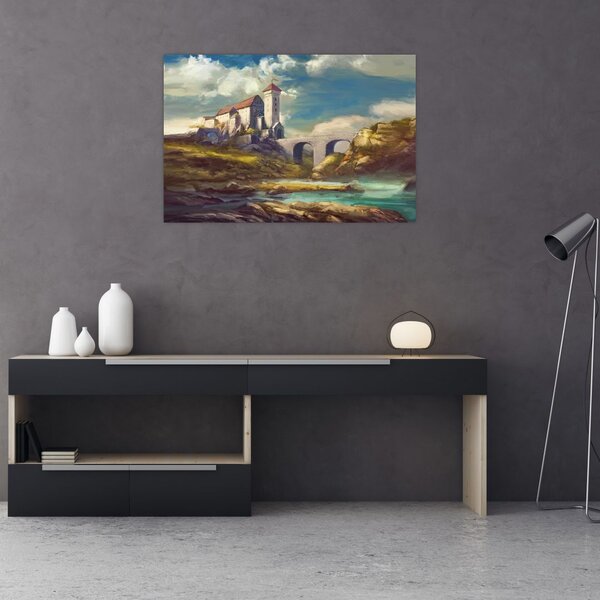Obraz - Stredoveký hrad (90x60 cm)