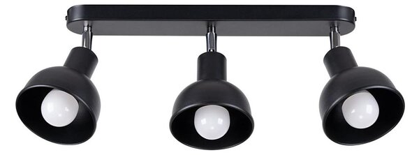 Sollux SL.1318 - Bodové svietidlo ELBA 3xE27/15W/230V čierna