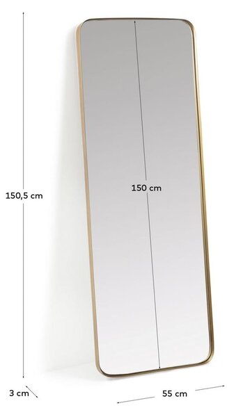 Nástenné zrkadlo 55x150,5 cm Marco – Kave Home