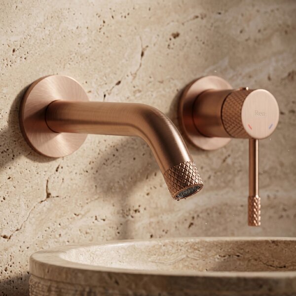Podomietková vaňová batéria REA Venti Brush Copper