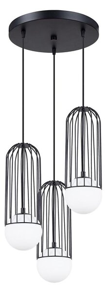 Sollux SL.1336 - Luster na lanku BRINA 3xG9/8W/230V čierna