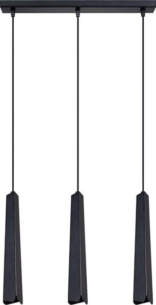 Sollux SL.1402 - Luster na lanku PRYSM 3xG9/8W/230V čierna