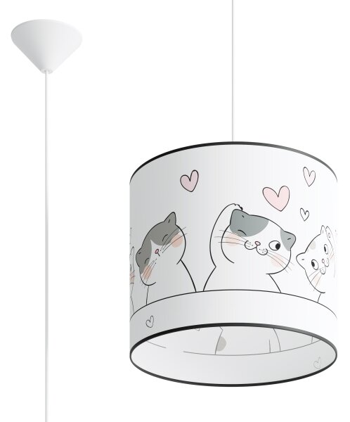 Sollux SL.1418 - Detský luster na lanku CAT 1xE27/15W/230V pr. 30 cm
