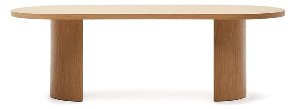 Jedálenský stôl v dekore duba 100x240 cm Nealy – Kave Home