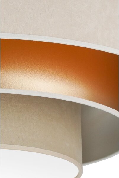 Duolla - LED Stropné svietidlo LUNETA LED/26W/230V pr. 60 cm 4000K krémová/zlatá