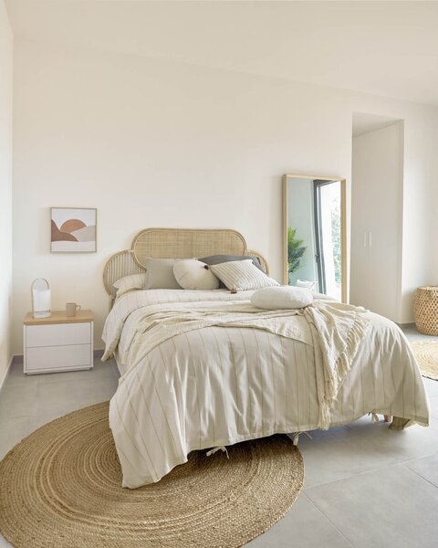 Nástenné zrkadlo 80x180 cm Nerina Natural – Kave Home