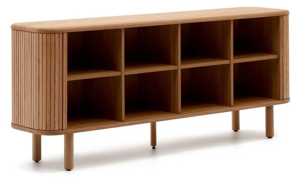 Komoda v dekore jaseňa s posuvnými dverami v prírodnej farbe 180x75,5x40 cm Mailen – Kave Home
