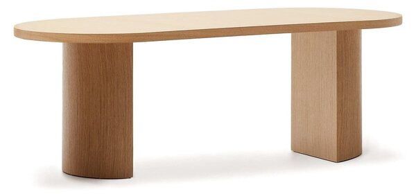 Jedálenský stôl v dekore duba 100x200 cm Nealy – Kave Home
