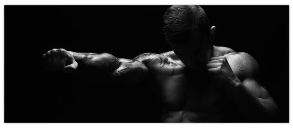 Obraz - Úder päsťou (120x50 cm)