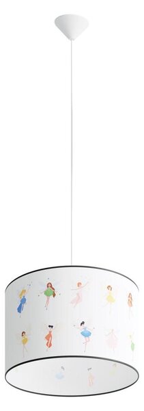 Sollux SL.1417 - Detský luster na lanku FAIRY 1xE27/15W/230V pr. 40 cm