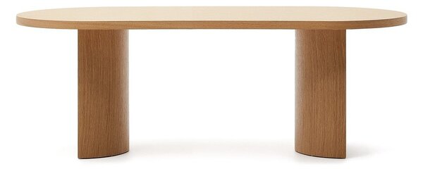 Jedálenský stôl v dekore duba 100x200 cm Nealy – Kave Home