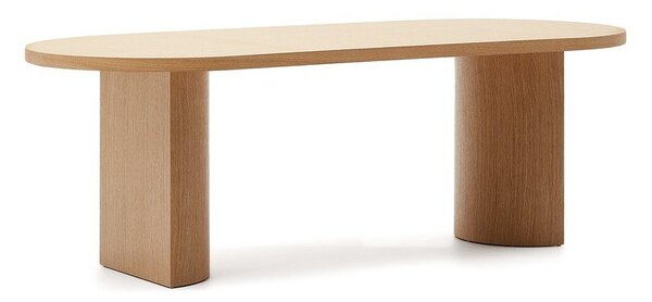 Jedálenský stôl v dekore duba 100x200 cm Nealy – Kave Home