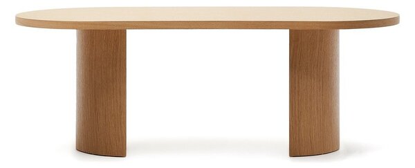 Jedálenský stôl v dekore duba 100x200 cm Nealy – Kave Home