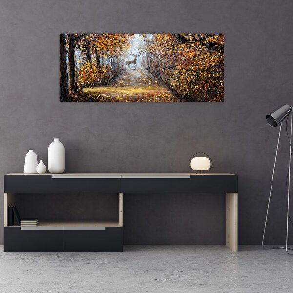 Obraz - Duch lesa (120x50 cm)