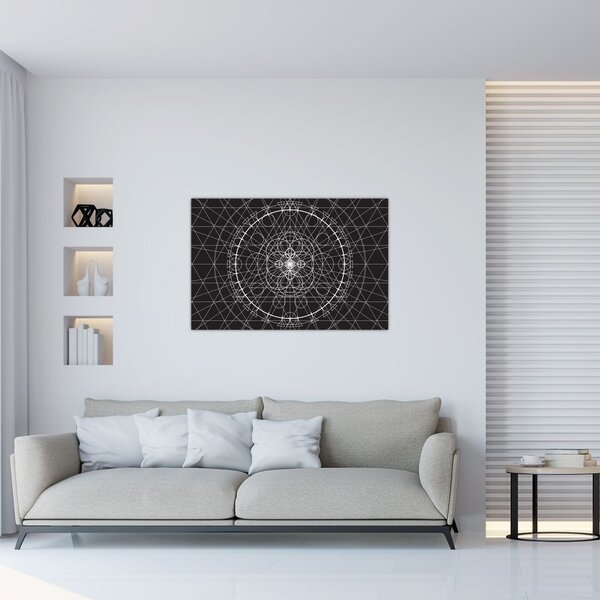 Obraz - Abstrakcia hodín (90x60 cm)