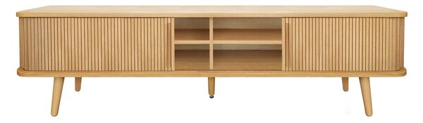 TV stolík v dekore duba v prírodnej farbe 178x50x40 cm Rove – Woodman