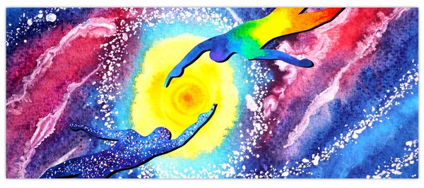 Obraz - Dotyk (120x50 cm)
