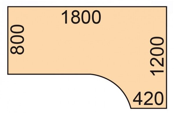 Rohový výškovo nastaviteľný stôl, 180x120 cm, 2 motory, L/P, biela podnož, biela