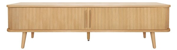 TV stolík v dekore duba v prírodnej farbe 178x50x40 cm Rove – Woodman