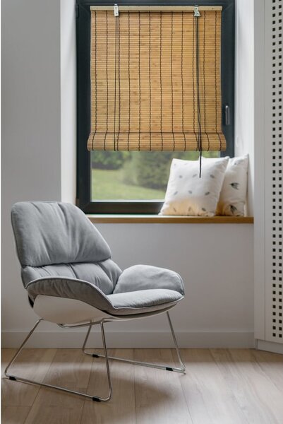 Bambusová roleta v prírodnej farbe 60x160 cm Zeva – Gardinia
