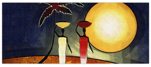 Obraz starovekej maľby (120x50 cm)