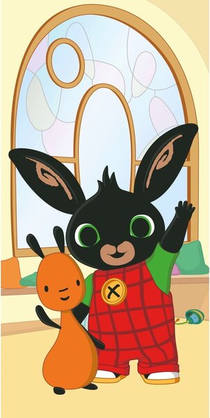 Bavlnená detská osuška 70x140 cm Bing "Hoppity" – Jerry Fabrics